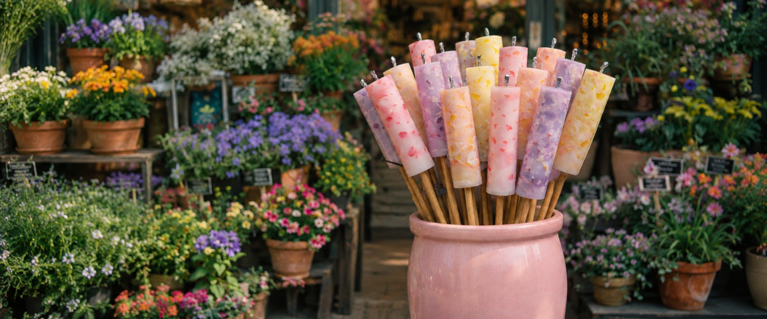 Noorderlichtjes handgemaakte kaarsen
